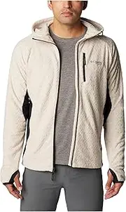 [Columbia] Titan Pass 3.0 Hooded Fleece Dark Stone/Black SM, Dark Stone/Black, Small