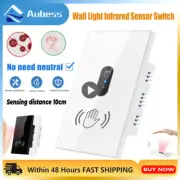 Smart Wall Light Switch Infrare IR Sensor No Needed Touch EU US 220V 110V 10A Gl