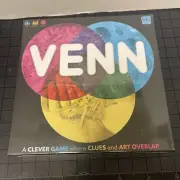 VENN Game by USAopoly A Clever Game, Where Clues And Art Overlap - SEALED NEW!!