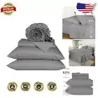 Soft & Breathable 800 TC Egyptian Cotton King Size Bed Sheets – Deep Pocket Fit