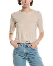 Vince Essential Elbow Sleeve T-Shirt