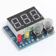 Red LED Display Panel Digital Voltmeter w/ Alarm Indicator 3 Way DC 0-99.9V