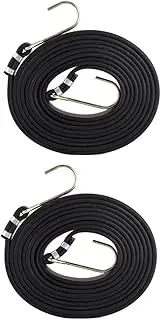 2Pcs Widened Elastic Binding Belt Durable Cargo Fastening Strap for Outdoor Travel Transportation Management