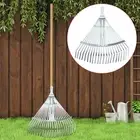 Garden Leaf Rake, Adjustable Leaf Rake, Multipurpose, Lightweight, Lawn Rake