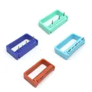 9 Holes Plastic Disinfection Box Dental Burs Holder Autoclavable Oral Care Tools