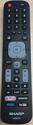 Original New Sharp EN2A27S TV Remote Control for 55H6B, 50H7GB, 50H6B, N6200U,