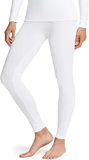 [TSLA] Women's Thermal Underwear Set / 2-Pack Fleece Pants, Winter Warm Base Layer Top & Bottom