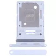 Original SIM Card Tray + SIM / Micro SD Card Tray (Silver ) For Samsung Galaxy