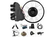 26-inch 1500W EBike Conversion Kit with 48V 20AH Battery - High Torque Rear Hub Motor, LCD Display, PAS, Easy Installation, Brushless, Eco-Friendly, High-Speed Throttle Control, Hall Sensor