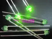 100pcs, New 1.8mm Green Diffused LED Leds Light Bulb + Resistors for 9V 12V DC