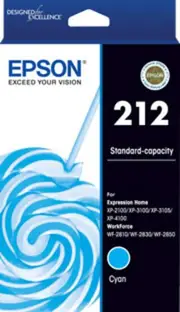 Epson 212 Cyan Ink Cartridge (Original)