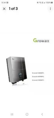 Growatt Inverter 1 Phase 4.2 KW Dual MPPT ( 4200MTL )