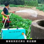 【台灣公司 超低價】充電水泵農用灌溉抽戶外澆菜水泵大功率抽井水12V自吸高壓抽水機