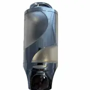 Silver Wall Soap Dispenser NEW With Mounting Screws 7”