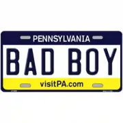 Bad Boy Pennsylvania Metal Sign