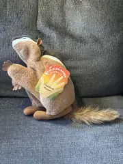 Folkmanis Folk Chipmunk Hand Puppet Plush Furry Stuffed Animal Toy 10” New Tag