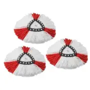 3 Packs Mop Replacement Head Microfiber Mop Refills For Vileda O-cedar Mop Head