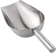 Housoutil 33x14.5cm Ice Cube Shovel Stainless Steel Trigger Design for Ice Cream Candy and Dessert Serves