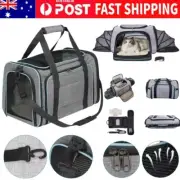 Foldable Pet Carrier Bag Soft Crate Cat Cage Kennel Travel Portable Car Outdoor