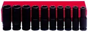 Ampro 1/2" Drive Imperial Deep Impact Socket Set 10 Piece A5612