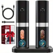 Mpow 2Pack Electric Salt and Pepper Mill Set