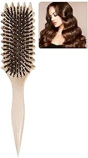 Curl Define Styling Brush, curling brush for men and women or hair salon com bing tool (White)