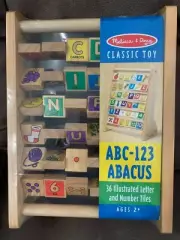 Melissa And Doug Classic Toy ABC-123 , 36 Letter&Number Tiles