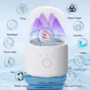Mini Ultrasonic Cleaner Machine Vibration Wash Washing Jewelry Glasses Watch