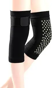 1 Pair Elastic Compression Support Brace Knee Sleeve for Improved Circulation, Recovery, Arthritis Joint Pain Knee Sleeve