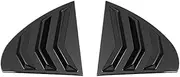 Side Vent Window Louvers Rear Quarter Spoiler Panel Cover Trim Compatible for Mercedes-Benz C Class W206 Sedan 2022-2024 Auto Accessories(Carbon Fiber Look)