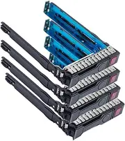 Pack-4 2.5" SAS SATA SFF SAS Drive Tray Caddy 651687-001 651699-001 Compatible for HP Gen8 Gen9 G8 G9 ML350p DL360e DL320e DL380e SL270 sL230