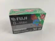 3 Pack Fuji Extra Slim Case 8mm Video Cassette MP P6-30 NEW SEALED Tape