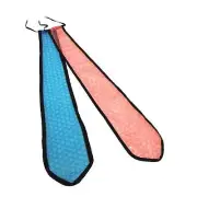 Bubble Wrap Neck Ties Set of 2 Pink/Blue By Thumbs Up! Gag Gift Novelty