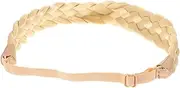 PAMINGONO Elastic Braid Headband for Women Comfortable Hair Ornament Elegant Vintage Design Suitable for Sports and Everyday Use for Active Lifestyles