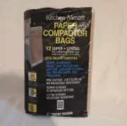 12 Kitchen Master Super Strong Compactor Bags NEW Sears Magic Chef Whirlpool