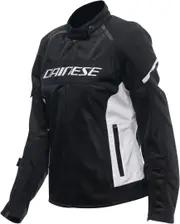 Dainese Air Frame 3 Ladies Motorcycle Textile Jacket, black-white, Size 54 for Women Black White