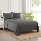 Queen Size Bed Sheets - Breathable Luxury Sheets with Full Elastic & Secure C