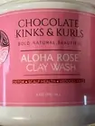 Chocolate Kinks & Kurls Aloha Rose Clay Wash. 8oz