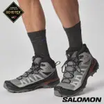 【SALOMON官方直營】男 X ULTRA 360 GORETEX 中筒登山鞋(藍灰/黑/焦褐紅)