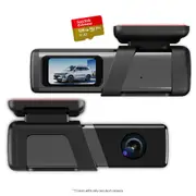 Elinz Single Lens 4K Dash Cam 1.47" Screen WiFi App Control Supercapacitor Compact Car DVR 128GB U3