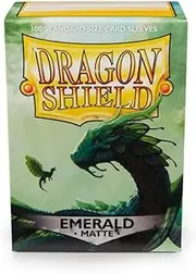 Dragon Shield Matte Sleeves Set of 100 Sleeves - Emerald