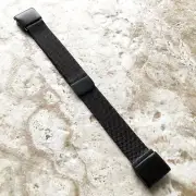 Black Milanese Quick Fit Band Strap for Garmin fenix 3 HR Sapphire -A26B22
