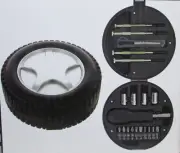 STERLING TOOLS 20 PIECE MINI TIRE SHAPED TRAVEL TOOL SET - NEW