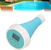Swimming Pool Water Quality Tester, Clear Reading, Bluetooths Pool Monitor, Multifunctional High-Resolution LCD Display, Bluetooths 6 in 1 Water Quality Tester, for Swimming Pool