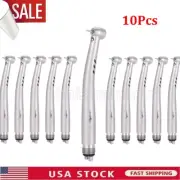 10Pcs Dental Fiber Optic LED E-generator High Speed Handpiece Turbine 4Holes