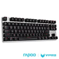 在飛比找蝦皮購物優惠-【雷柏 RAPOO 】全新VPRO V500 87鍵鍵盤 青