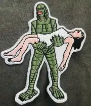 4" CREATURE from the BLACK LAGOON embroidered figure Patch Universal Monsters