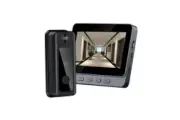 Wireless Intercom Doorbell with 4.3-Inch IPS Screen, Smart Bluetooth Video Surveillance for Home and Office