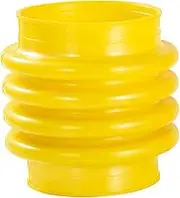 Polyurethane Dust Cover Bellows Boot 17cm Yellow Car Accessories for Truck, Suv, Car, Van, Compactor Tamper Hand Power Tools Accessories, Dust Cover