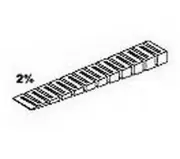 Woodland Scenics ST1412 2% SubTerrain Foam Incline/Decline Starters (Pack of 8)